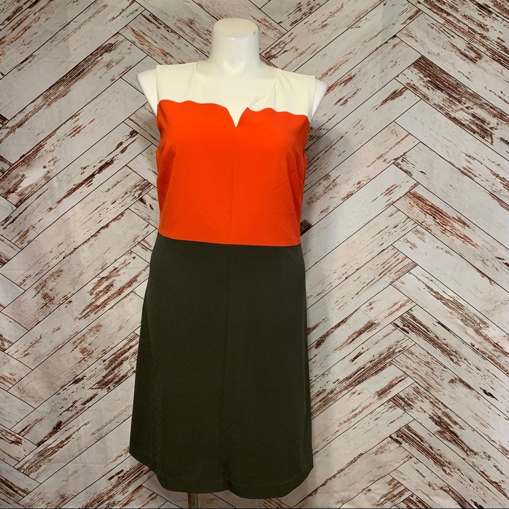 Banana republic ❤️ TRI color sleeveless beautiful dress size 14
